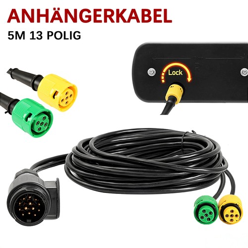 Kabelsatz stecker 13pol 5m - kabelsatz, 13pol.