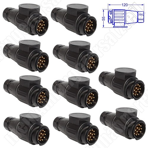 10x poliger stecker - 13,